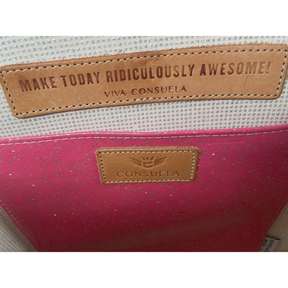 Consuela La Reina Classic Tote with Floral Embroidery and Multicolor Straps - Picture 7 of 16